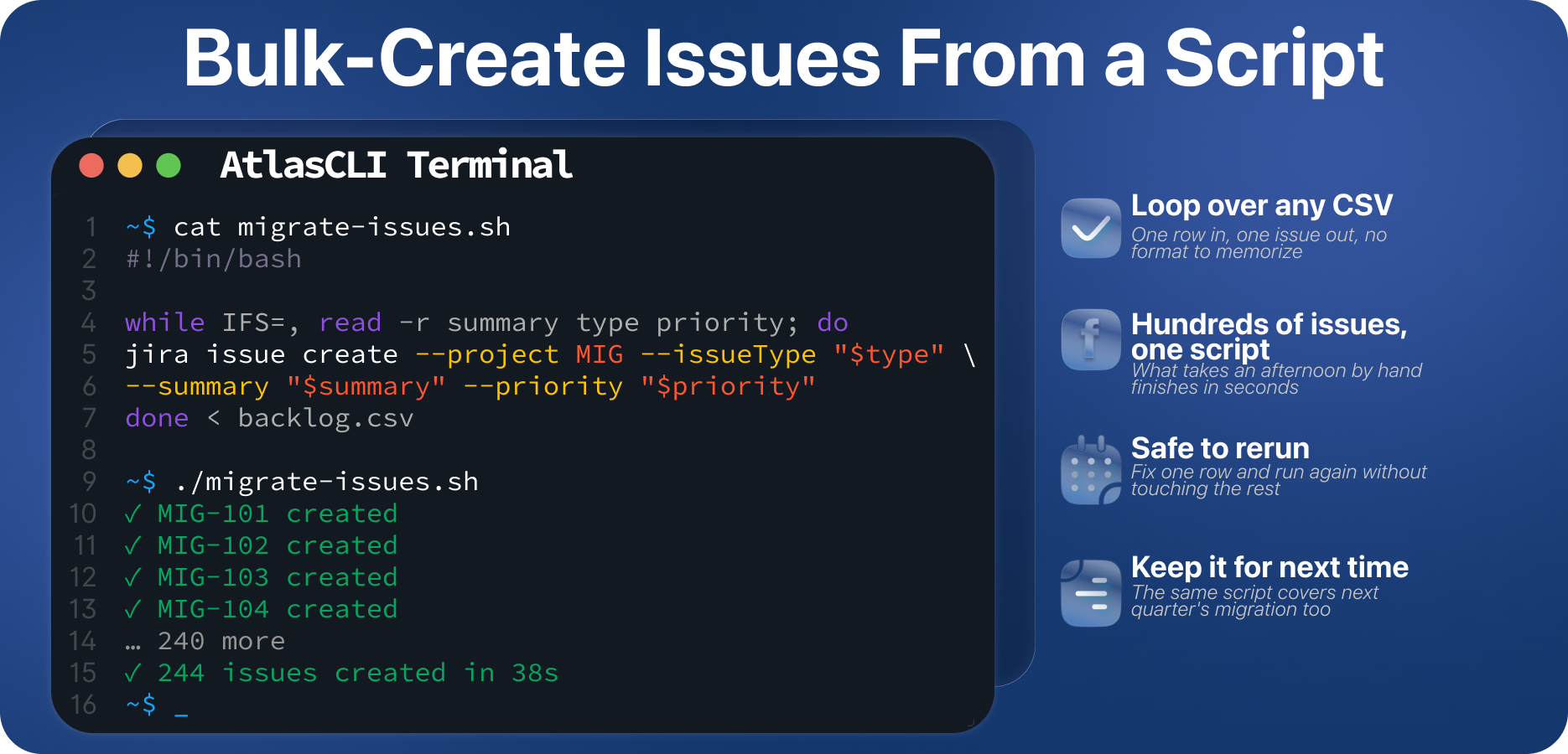 CLI for Jira screenshot 6
